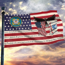 Load image into Gallery viewer, Coast Guard 1965-1971 Flag