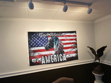 Load image into Gallery viewer, God Bless America Horse Flag