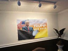 Load image into Gallery viewer, Trump He's Back Flag