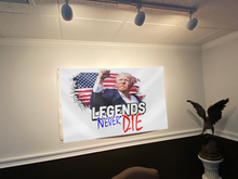 Load image into Gallery viewer, Legends Never Die Trump USA Flag
