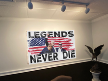 Load image into Gallery viewer, Trump - Legends Never Die Flag
