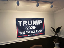 Load image into Gallery viewer, TRUMP Save America Again 2025 Flag