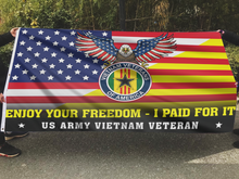 Load image into Gallery viewer, Enjoy Your Freedom, I Paid for It Flag
