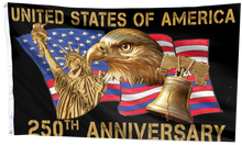 Load image into Gallery viewer, United States of America 250th Anniversary Flag