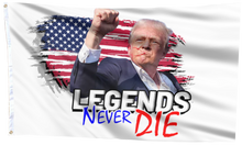 Load image into Gallery viewer, Legends Never Die Trump USA Flag