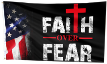 Load image into Gallery viewer, Faith Over Fear USA Flag