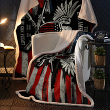 Load image into Gallery viewer, It's My Gun Permit - 2nd Amendment Plush Fleece Blanket - 50x60 + FREE MATCHING 3x5 SINGLE REVERSE FLAG