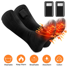 Load image into Gallery viewer, Rechargeable Battery Electric Heated Socks