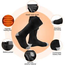 Load image into Gallery viewer, Rechargeable Battery Electric Heated Socks