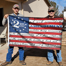 Load image into Gallery viewer, This Well Defend 2nd Amendment Vintage American Flag (RTL)