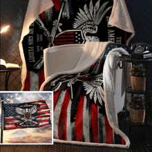Load image into Gallery viewer, It's My Gun Permit - 2nd Amendment Sherpa Blanket - 50x60 + Free Matching 3x5' Single Reverse Flag