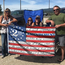 Load image into Gallery viewer, This Well Defend 2nd Amendment Vintage American Flag (RTL)