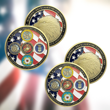 Load image into Gallery viewer, Thank You For Your Service - Veteran Coin - Buy More, Save More Bundle