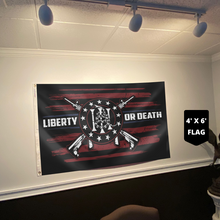 Load image into Gallery viewer, Don't Tread On Me Liberty Or Death Flag