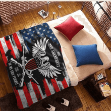 Load image into Gallery viewer, It's My Gun Permit - 2nd Amendment Sherpa Blanket - 50x60 + Free Matching 3x5' Single Reverse Flag