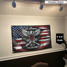 Load image into Gallery viewer, Respect The Look - It's My Gun Permit - 2nd Amendment Flag