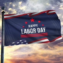 Load image into Gallery viewer, Labor Day Celebration Flag
