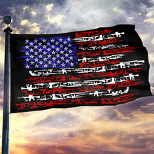 Load image into Gallery viewer, 2nd Amendment - Guns Inspired USA Flag