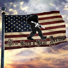 Load image into Gallery viewer, The Right To Keep and Bear Arms - Bigfoot USA Flag
