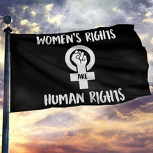 Load image into Gallery viewer, Women's Rights Are Human Rights Flag