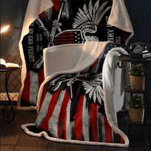 Load image into Gallery viewer, It's My Gun Permit - 2nd Amendment Sherpa Blanket - 50x60 + Free Matching 3x5' Single Reverse Flag