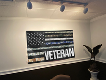 Load image into Gallery viewer, USA Veteran Flag - Military Branches Stripes Flag