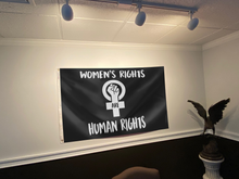 Load image into Gallery viewer, Women's Rights Are Human Rights Flag