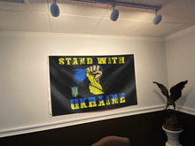 Load image into Gallery viewer, Stand With Ukraine Flag
