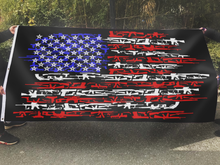 Load image into Gallery viewer, 2nd Amendment - Guns Inspired USA Flag