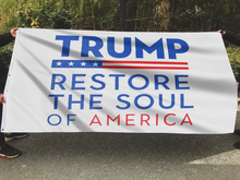 Load image into Gallery viewer, Trump Restore The Soul Of America Flag