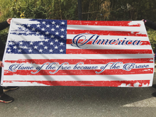 Load image into Gallery viewer, AMERICA HOME OF THE FREE FLAG