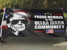 Load image into Gallery viewer, Proud Member Of ULTRA MAGA Community Flag