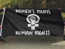 Load image into Gallery viewer, Women's Rights Are Human Rights Flag