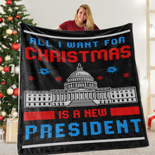 Load image into Gallery viewer, All I Want For Christmas Premium Mink Sherpa Blanket 2