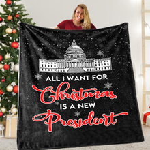 Load image into Gallery viewer, All I Want For Christmas Premium Mink Sherpa Blanket 4