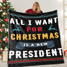 Load image into Gallery viewer, All I Want For Christmas Premium Mink Sherpa Blanket 3
