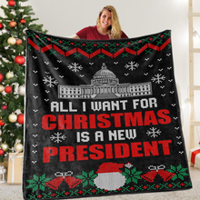 Load image into Gallery viewer, All I Want For Christmas Premium Mink Sherpa Blanket 1