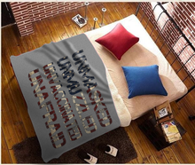 Load image into Gallery viewer, Unmasked. Unmuzzled. Unvaccinated. Unafraid. Premium Mink Sherpa Blanket