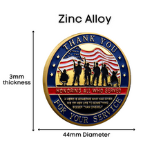 Load image into Gallery viewer, Honoring All Who Served - Veteran Coin - Buy More, Save More Bundle