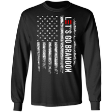 Load image into Gallery viewer, Let's Go Brandon Black and White USA Apparel