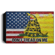Load image into Gallery viewer, Don't Tread On Me USA Deluxe Landscape Canvas 1.5in Frame