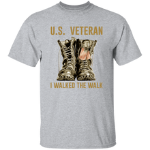 Load image into Gallery viewer, Veteran I Walked The Walk Apparel