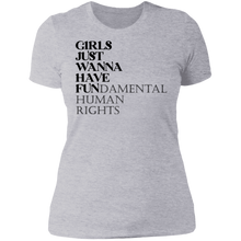 Load image into Gallery viewer, Girls Just Wanna Have Fun Boyfriend T-shirt