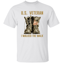 Load image into Gallery viewer, Veteran I Walked The Walk Apparel
