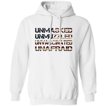Load image into Gallery viewer, Unmasked, Unmuzzled, Unvaccinated, Unafraid Apparel