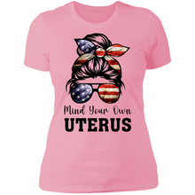 Load image into Gallery viewer, Mind Your Own Uterus Boyfriend T-Shirt