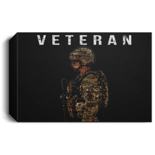 Load image into Gallery viewer, USA Veteran Deluxe Landscape Canvas 1.5in Frame