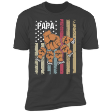 Load image into Gallery viewer, Personalized Papa T-shirt