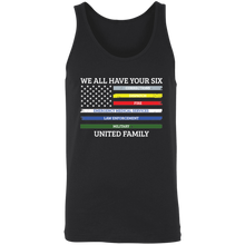 Load image into Gallery viewer, We All Have Your Six United Family Apparel