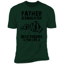 Load image into Gallery viewer, Father & Daughter Best Friends For Life Personalized T-shirt